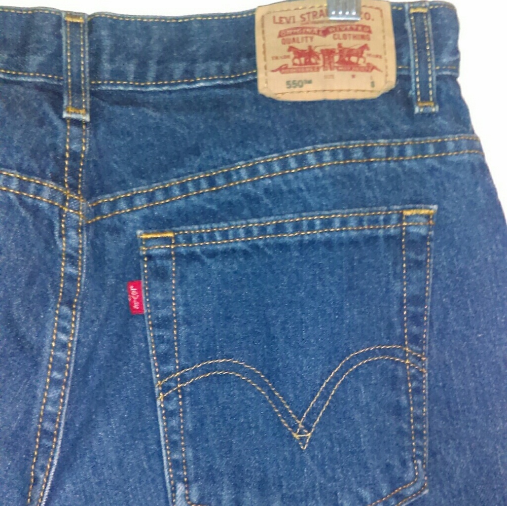 Levi's classic relaxed size 14 550 jeans - Picture 3 of 5